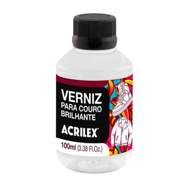 Verniz Brilhante p/ Couro 100ml 118 Acrilex